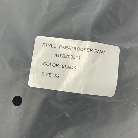 Honor The Gift Men's Paratrooper Cargo Cropped Pants, Black Size 32 - NWT - Picture 5 of 5